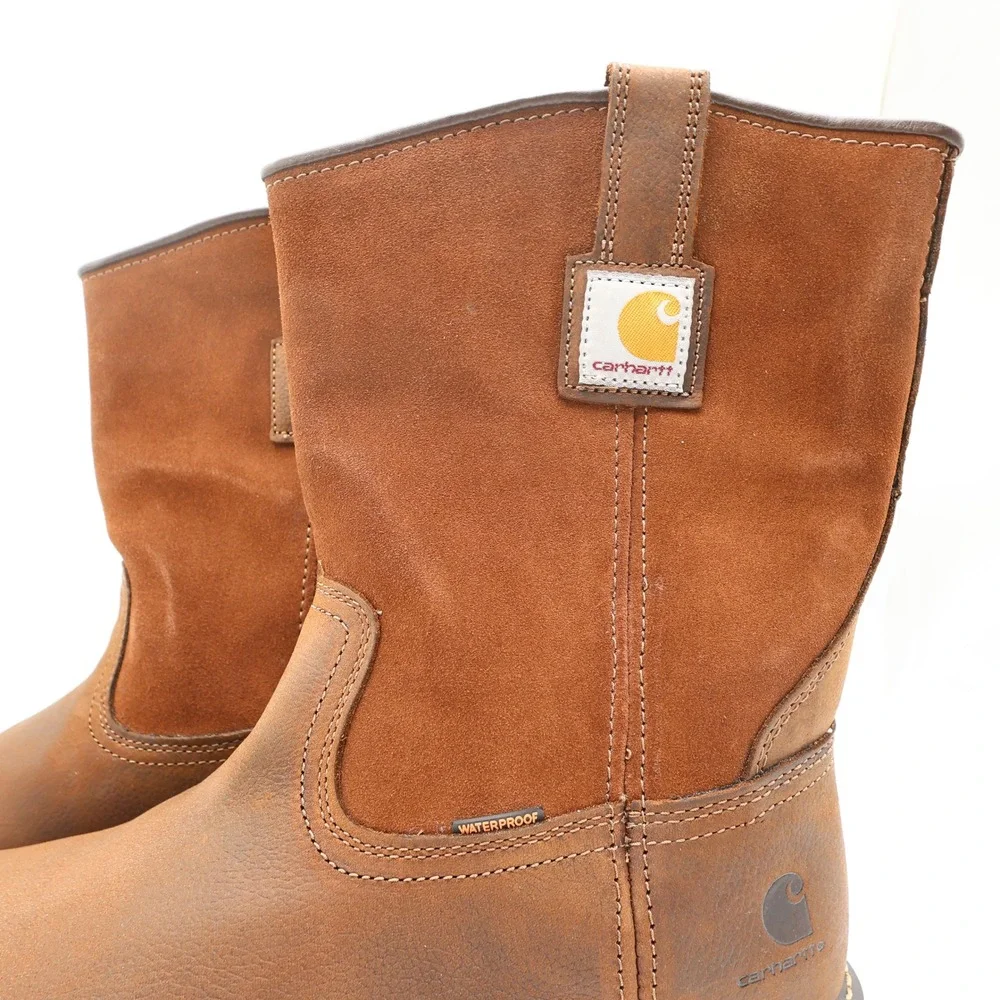 Carhartt Modern Work Boots Mens 12 M Brown Leather Safety Composite Toe NWT